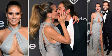Heidi Klum Tom Kaulitz Golden Globes 2019