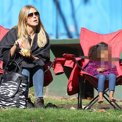 Heidi Klum: Im Park mit Lover & Kids