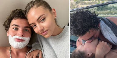 Leni Klum zeigt sich ganz verschmust