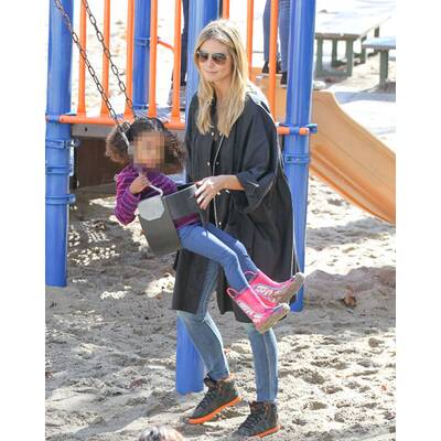 Heidi Klum: Im Park mit Lover & Kids