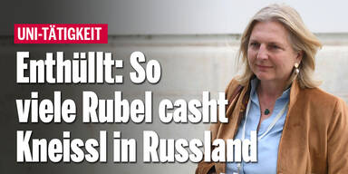 Enthüllt: So viele Rubel casht Kneissl in Russland