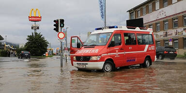 Unwetterwarnung in ganz Österreich