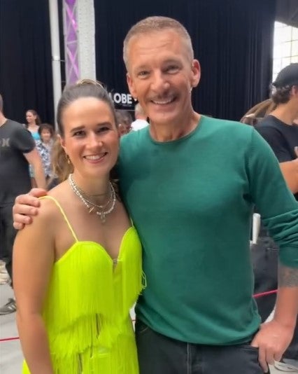 Pauline Unterleitner posierte bereits mit Andi Knoll