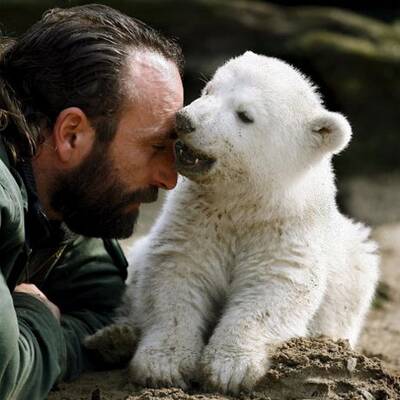 Knut mit Ziehvater