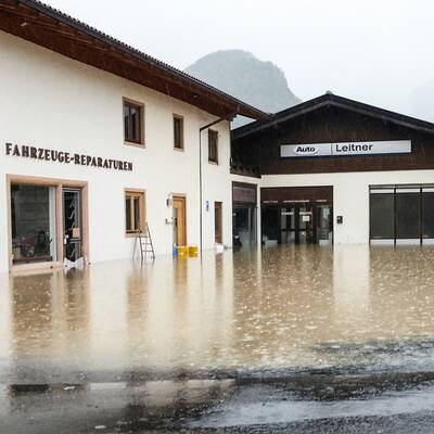 Hochwasser in Österreich