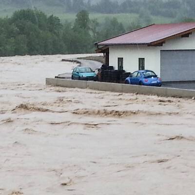 Hochwasser in Österreich