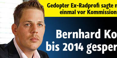 Bernhard Kohl bis 2014 gesperrt