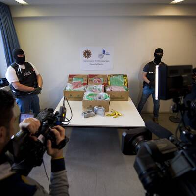 140 Kilo Kokain wurden in Bananenkisten entdeckt