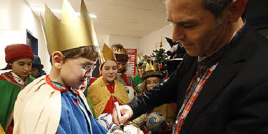 Sternsinger bei Marcel Koller