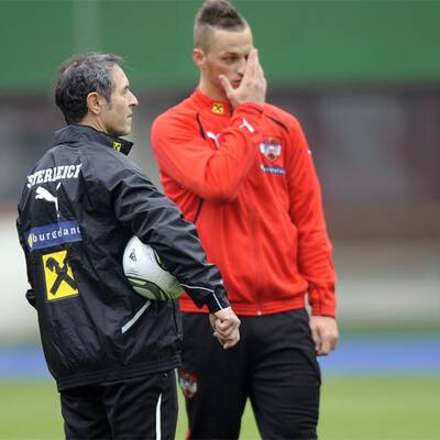 Erstes Training unter Marcel Koller