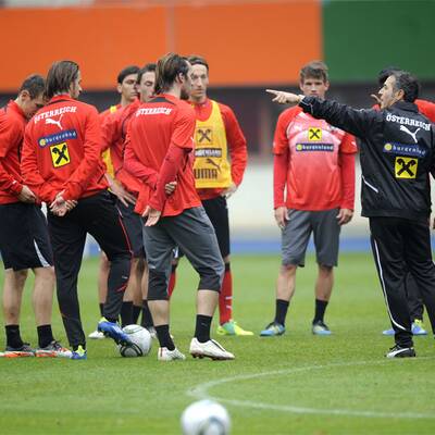 Erstes Training unter Marcel Koller