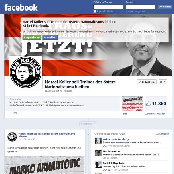 Fans fordern: Koller muss bleiben