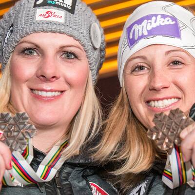 So schön jubeln die ÖSV-Girls