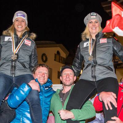 So schön jubeln die ÖSV-Girls