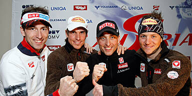 Team f&uuml;r Gro&szlig;schanzen-Bewerb steht