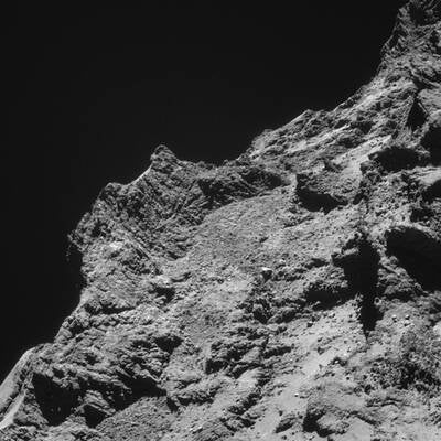  So schaut es auf 67P/Tschurjumow-Gerassimenko  genannt 