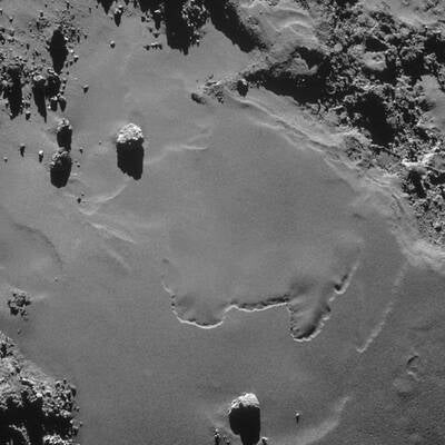  So schaut es auf 67P/Tschurjumow-Gerassimenko  genannt 