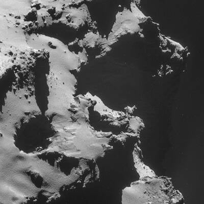  So schaut es auf 67P/Tschurjumow-Gerassimenko  genannt 