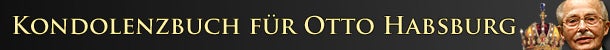 Kondolenzbuch Habsburg