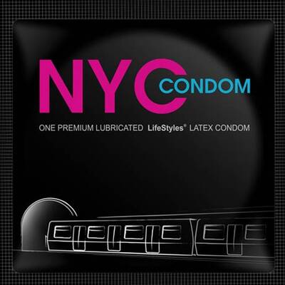 New York wählt Kondom-Verpackung