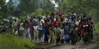 Erneut Tausende im Kongo auf der Flucht