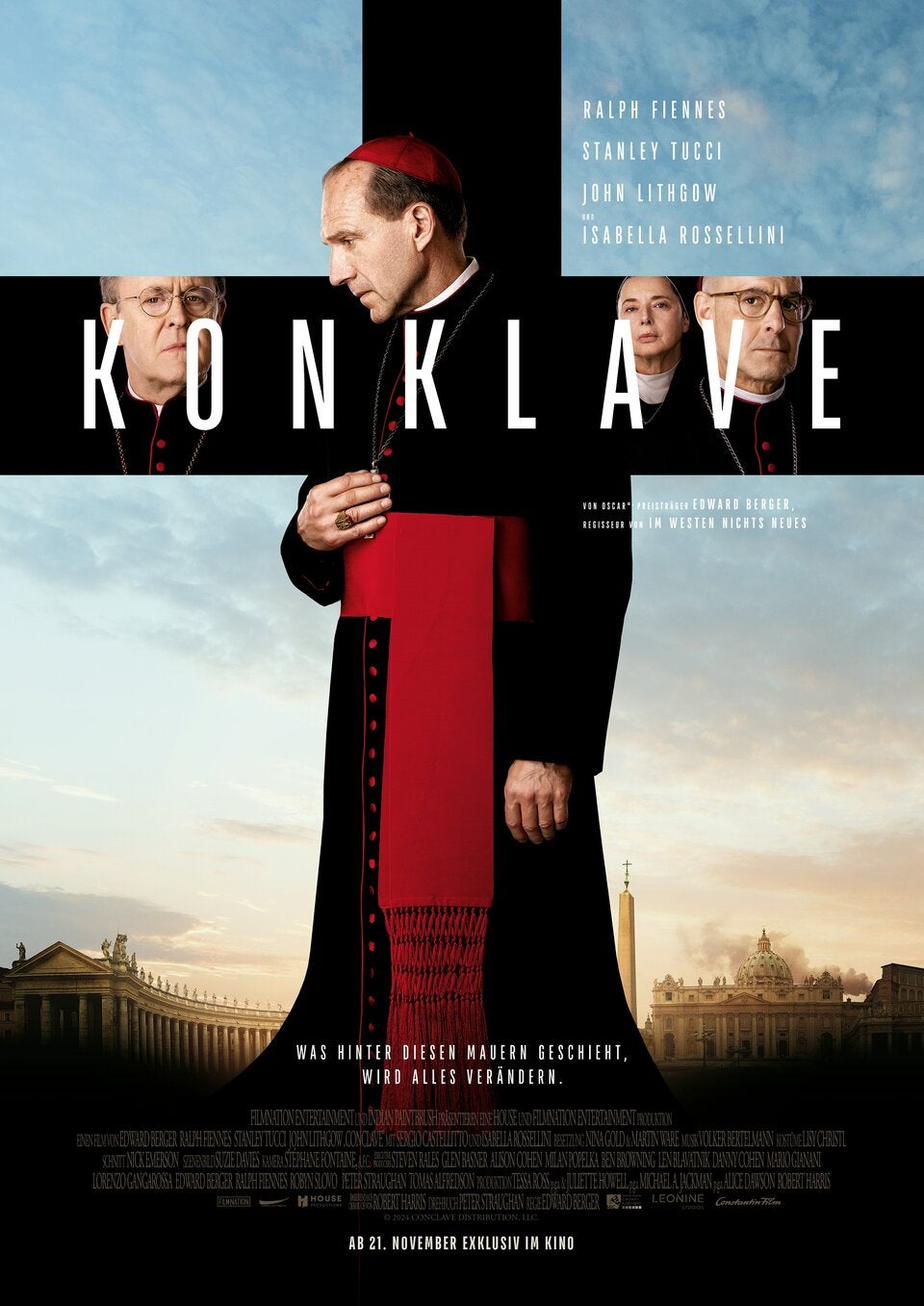 „Konklave“: Papstwahl als Streaming- und Kino-Thriller