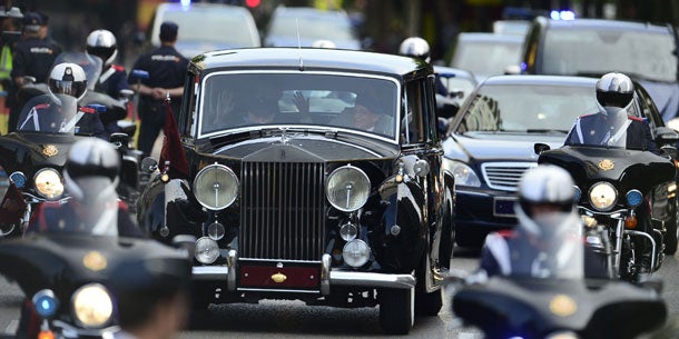 König Juan Carlos: Der Konvoi