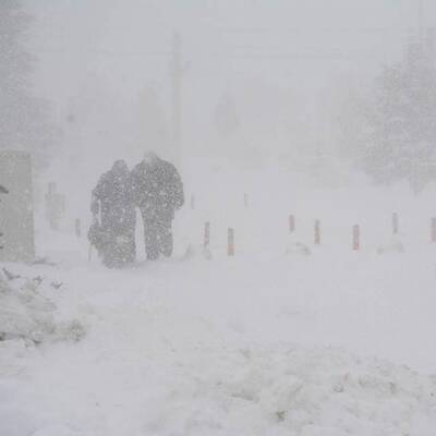 Schnee sogar in Jerusalem