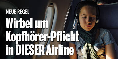 Wirbel um Kopfhörer-Pflicht in DIESER Airline