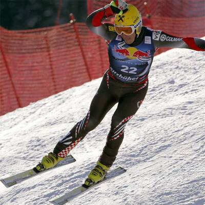 Kostelic-Sturz im Kitz-Training