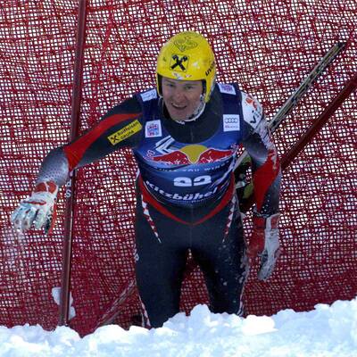 Kostelic-Sturz im Kitz-Training