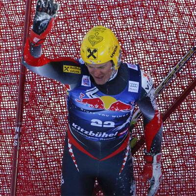 Kostelic-Sturz im Kitz-Training