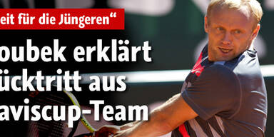 Koubek tritt aus Daviscup-Team zurück