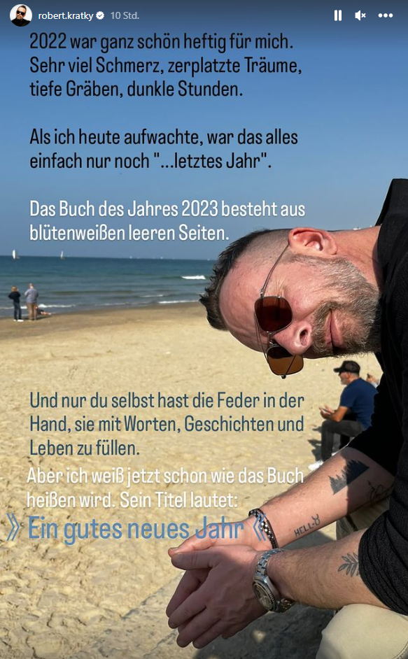 Ö3-Star Kratky: ''Viel Schmerz, zerplatzte Träume''