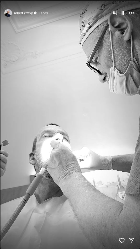 Robert Kratky beim Zahnarzt