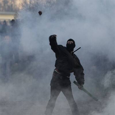 Krawalle bei Nazi-Aufmarsch in Tschechien