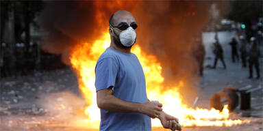 Millionenschäden in Athener City