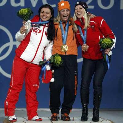 Siegerehrung nach dem Snowboard-RTL