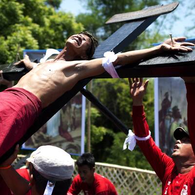 Blutiges Spektakel am Karfreitag