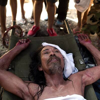 Blutiges Spektakel am Karfreitag