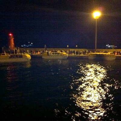 Kreuzfahrtschiff auf Grund gelaufen