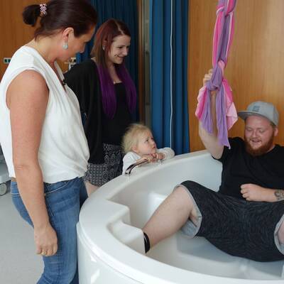 Tamara mit Saskia und Marco