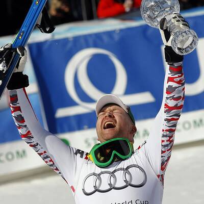 So jubelte Kröll über Abfahrts-Kristall