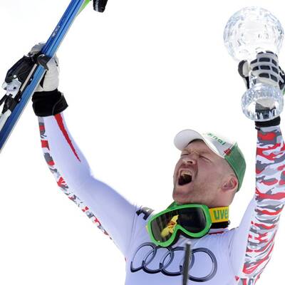 So jubelte Kröll über Abfahrts-Kristall