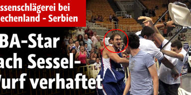 NBA-Star nach Sessel-Attacke verhaftet