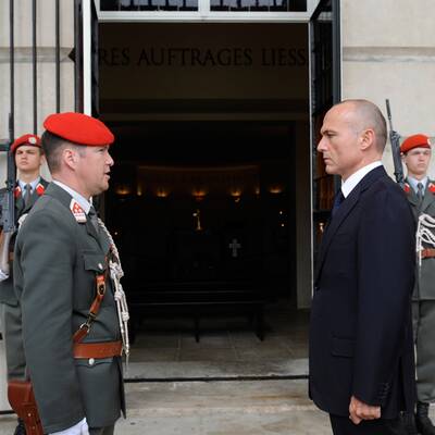 Bundesheer hält für die Opfer der Nazi-Barbarei Mahnwache