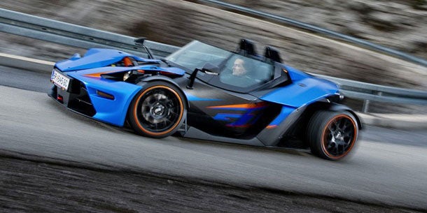 KTM X-Bow GT mit Türen und Frontscheibe