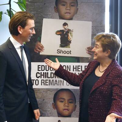 Auftritt am diplomatischen Parkett