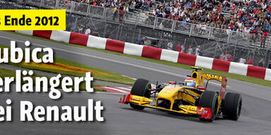 Pole Kubica verlängert bei Renault