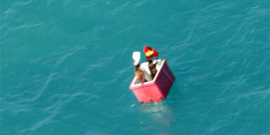 Schiffbrüchige überlebten 25 Tage in Kühlbox